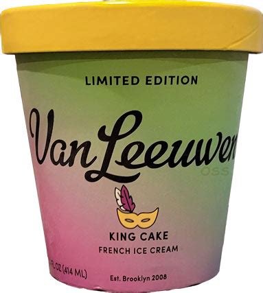 lee van ice cream|van leeuwen king cake ice cream.